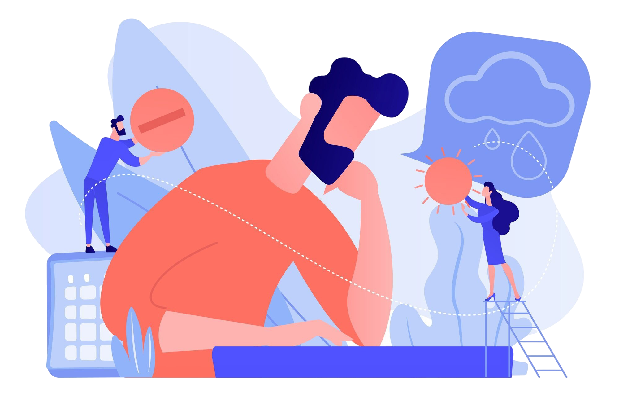 Das Bild zeigt einen nachdenklichen Mitarbeiter.